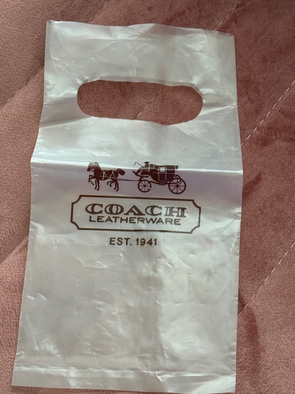 Coach Silver Logo Card Holder With Bag NWOT - Picture 5 of 6